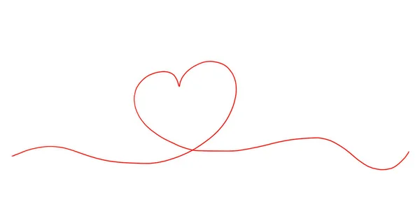 Детские Рисунки Ручное Рисование Сердца Тонкой Линии Изолированные Рисунок Сердца — стоковое фото
