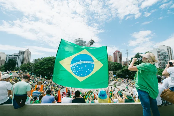 Vassouras - Protesto カンピーナス — ストック写真