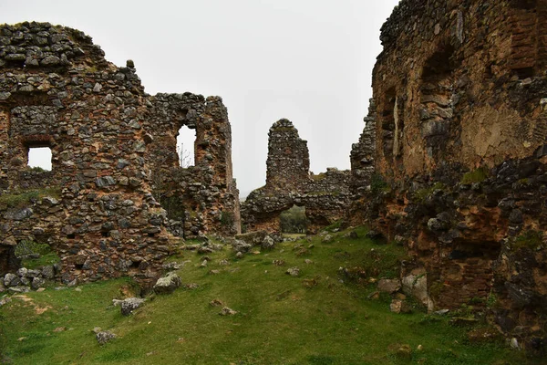 Ruínas Convento Abandonado Com Muros Demolidos Sul Espanha — Fotografia de Stock