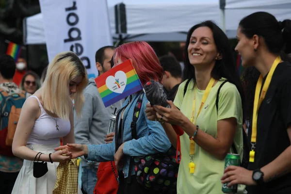 Sofia Bulgarie Juin 2021 Les Gens Participent Événement Annuel Lgbt — Photo