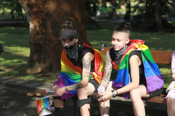 Sofia Bulgarien Juni 2021 Die Alljährliche Lgbt Veranstaltung Sofia Pride — Stockfoto