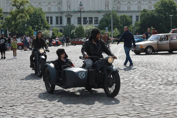Sofia Bulgarien Juni 2021 Parade Alter Retro Autos Bei Der — Stockfoto