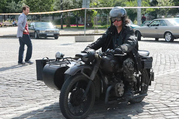 Sofia Bulgarien Juni 2021 Parad Gamla Retrobilar Spring Retro Parade — Stockfoto