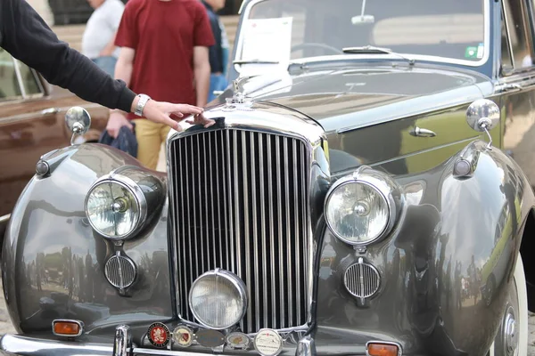 Sofia Bulgaria June 2021 Parade Old Retro Cars Spring Retro — Stock Photo, Image