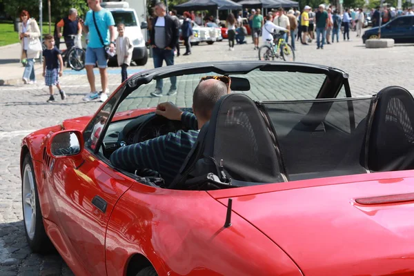 Sofia Bulgaria June 2021 Parade Old Retro Cars Spring Retro — Stock Photo, Image