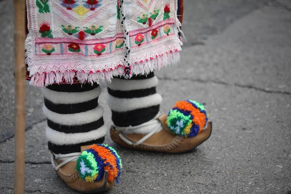 Kyustendil, Bulgaristan - 7 Şubat 2026: Üçüncü Maskeli Balo Festivali 