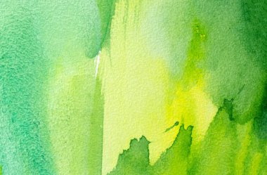 sarı-yeşil suluboya arkaplan, kağıt dokusu