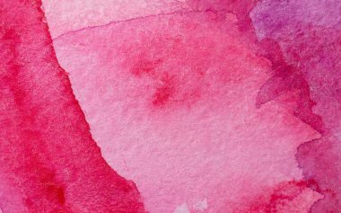 Magenta Kağıt Doku. Arka plan, pembe suluboya el çizimi