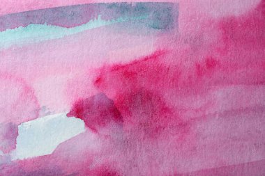 Kağıt dokusunda farklı katmanlara sahip soyut suluboya arkaplan, pembe mavi sanat