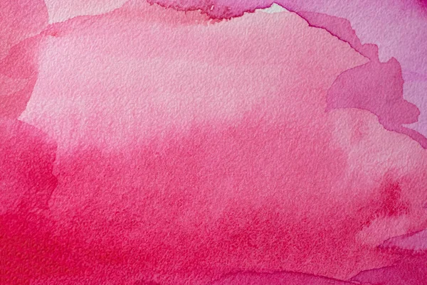 Magenta Kağıt Doku. Arka plan, pembe suluboya el çizimi