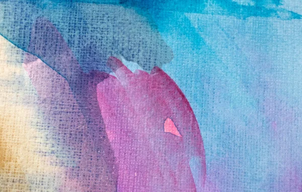 Kağıt dokusunda farklı katmanlara sahip soyut suluboya arkaplan, pembe mavi sanat