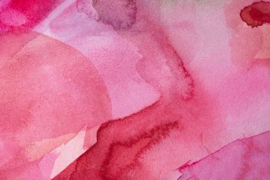 Magenta Kağıt Doku. Arka plan, pembe suluboya el çizimi