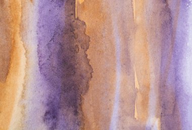 Soyut suluboya resim arka planı, doku arkaplanı. Dekoratif kahverengi duvar kağıdı. Koyu kağıdın yapısı.