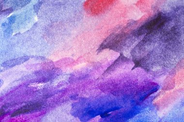 Soyut El, ıslak kağıt üzerine mavi suluboya arkaplan, yaratıcı duvar kağıdı veya tasarım için doku.