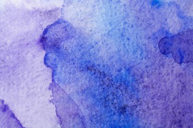 Soyut El, ıslak kağıt üzerine mavi suluboya arkaplan, yaratıcı duvar kağıdı veya tasarım için doku.