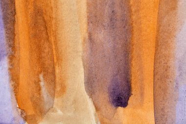 Soyut suluboya resim arka planı, doku arkaplanı. Dekoratif kahverengi duvar kağıdı. Koyu kağıdın yapısı.