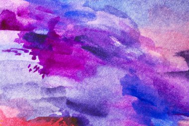 Soyut El, ıslak kağıt üzerine mavi suluboya arkaplan, yaratıcı duvar kağıdı veya tasarım için doku.