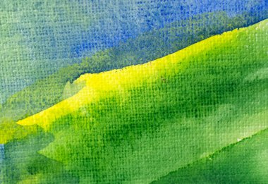 sarı-yeşil suluboya arkaplan, kağıt dokusu