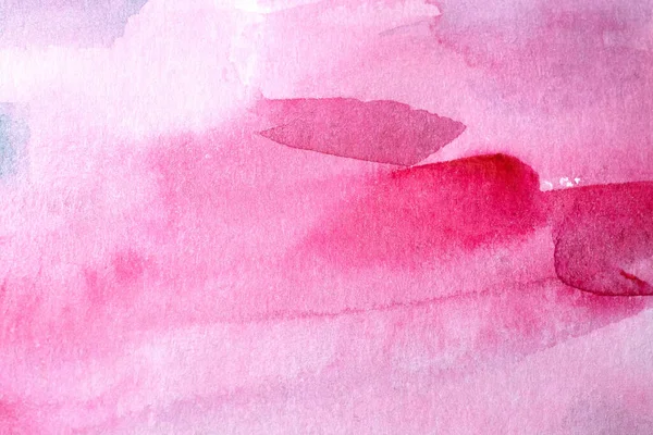 Magenta Paper Texture Vorhanden Hintergrund Rosa Aquarell Splash Von Hand — Stockfoto