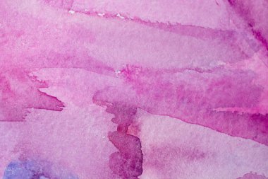 Magenta Kağıt Doku. Arka plan, pembe suluboya el çizimi