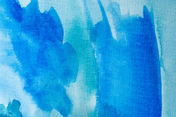 Modré Akvarely Papírové Textuře Pozadí Design Ručně Malovaný Prvek — Stock fotografie