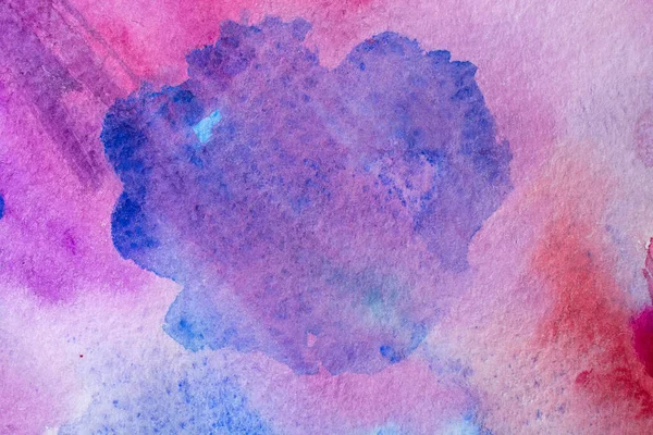 Abstrakcyjne Tło Akwareli Kolorowymi Różnymi Warstwami Papierze Tekstury Różowy Niebieski — Zdjęcie stockowe