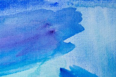 Kağıt dokusunda mavi suluboya, arkaplan tasarımı, elle boyanmış element