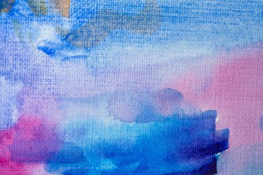 Soyut desen fırça mürekkebi arka plan akvaryum suluboya el boyası. Dekoratif mavi duvar kağıdı