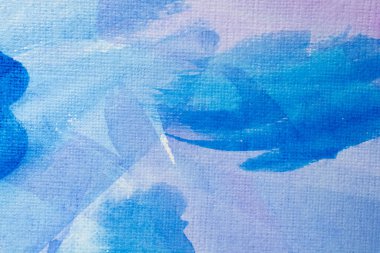 Soyut El, ıslak kağıt üzerine mavi suluboya arkaplan, yaratıcı duvar kağıdı veya tasarım için doku.