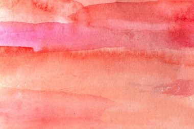 Soyut desen fırça mürekkebi arka plan kırmızı akvaryum suluboya el boyası