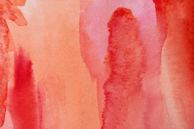Soyut desen fırça mürekkebi arka plan kırmızı akvaryum suluboya el boyası