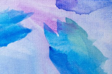 Soyut suluboya el boyası arka plan, kağıt dokusu