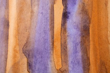 Soyut suluboya resim arka planı, doku arkaplanı. Dekoratif kahverengi duvar kağıdı. Koyu kağıdın yapısı.