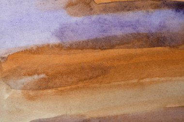 Soyut suluboya resim arka planı, doku arkaplanı. Dekoratif kahverengi duvar kağıdı. Koyu kağıdın yapısı.