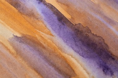 Soyut suluboya resim arka planı, doku arkaplanı. Dekoratif kahverengi duvar kağıdı. Koyu kağıdın yapısı.