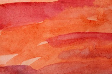 Kağıt dokusunda kırmızı suluboya boya, arkaplan tasarımı, elle boyanmış element