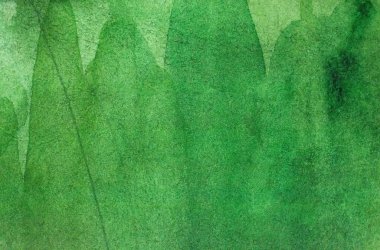 Soyut desen fırça mürekkebi arka plan akvaryum suluboya el boyası. Dekoratif yeşil duvar kağıdı