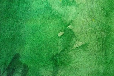 Soyut desen fırça mürekkebi arka plan akvaryum suluboya el boyası. Dekoratif yeşil duvar kağıdı