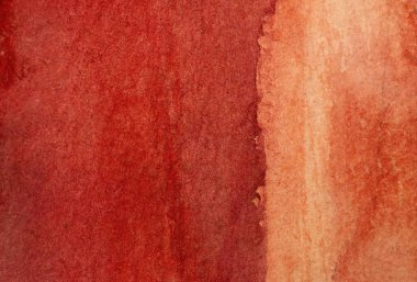 Kağıt dokusunda kırmızı suluboya boya, arkaplan tasarımı, elle boyanmış element