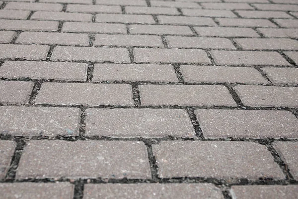 Road tiles, perspective view. — Stock Photo, Image