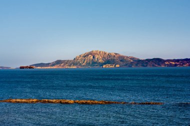 Cebelitarık Boğazı 'ndan Afrika dağlarının manzarası