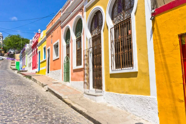 Olinda Gamla Stan Gatuvy Brasilien Sydamerika — Stockfoto