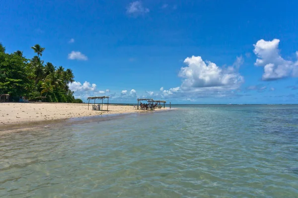 Morro Sao Paulo Boipeba Vue Sur Plage Tropicale Bahia Brésil — Photo