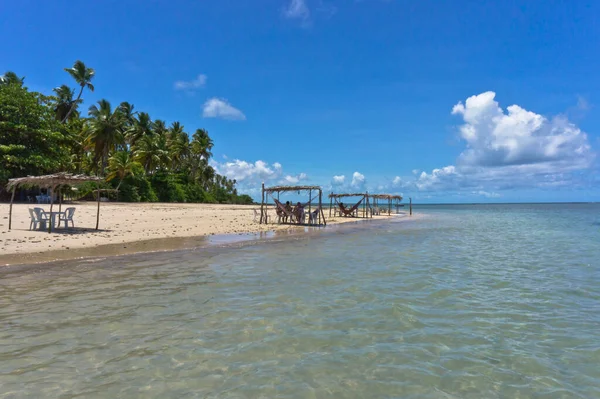 Morro Sao Paulo Boipeba Vue Sur Plage Tropicale Bahia Brésil — Photo