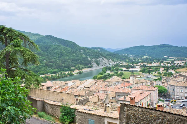 Sisteron Provenza Vista Ciudad Vieja Francia Europa — Foto de Stock
