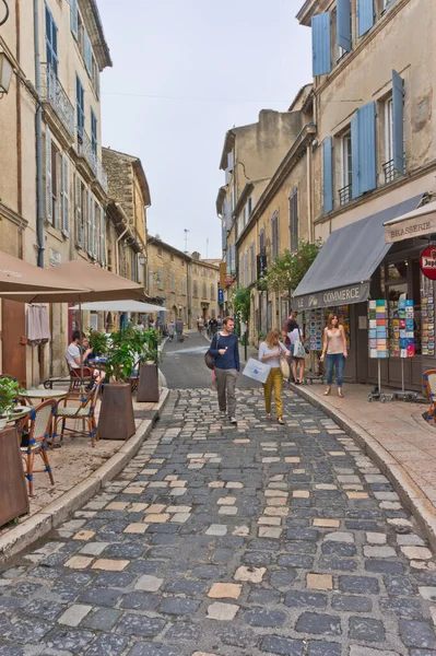 Lourmarin Provence Old City Street View França Europa — Fotografia de Stock