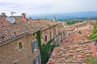 Bonnieux in Provence, Old city panoramic view, France, Europe