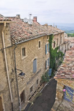 Bonnieux in Provence, Old city panoramic view, France, Europe