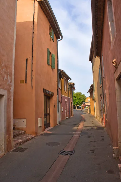 Roussillon Provence Ban Old City Street View Franciaország Európa — Stock Fotó