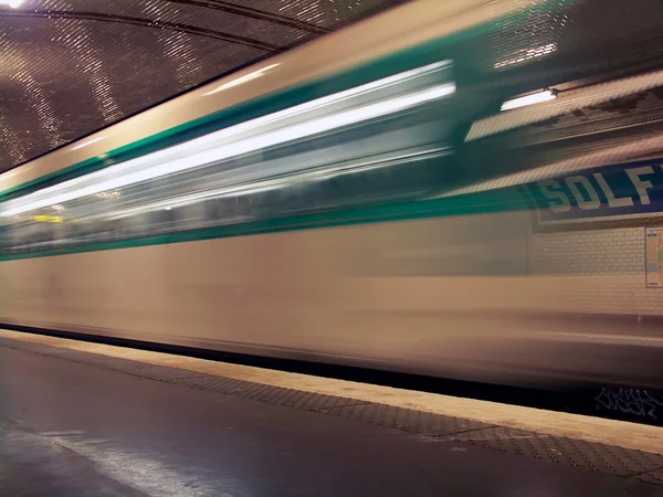 Metro Paris Solferino station — Stock Photo, Image